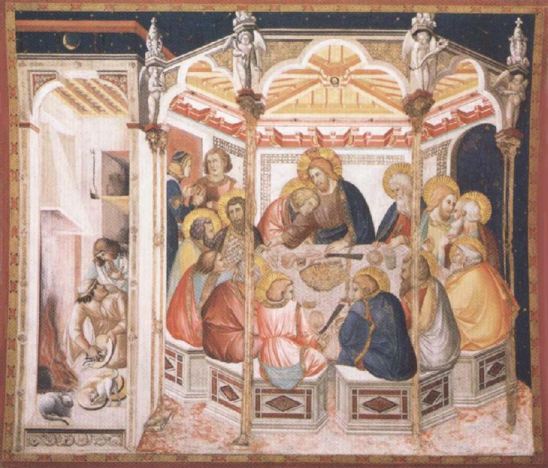 Pietro Lorenzetti Last Supper Sweden oil painting art